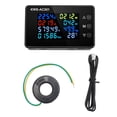 thumbnail image 2 of Electric Volt Amp Meter 0 To 100A 50 To 300V Color LCD Display Multifunction Power Energy  For Industry Home, 2 of 8