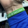 thumbnail image 3 of I'm 'COVID-19 Vaccinated' Silicone Wristbands, 3 of 3