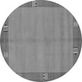 thumbnail image 1 of Ahgly Company Indoor Round Abstract Gray Modern Area Rugs, 4' Round, 1 of 4