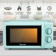 thumbnail image 6 of Costway Retro Countertop Microwave Oven 0.7 Cubic Feet 700W Rotary Control Mint Green, 6 of 12