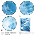 thumbnail image 3 of Designart "Nostalgic Beach Scenes Vintage Vibes" Coastal Canvas Wall Art - Coastal White Coastal Tropical Living Room Canvas Art, 3 of 6