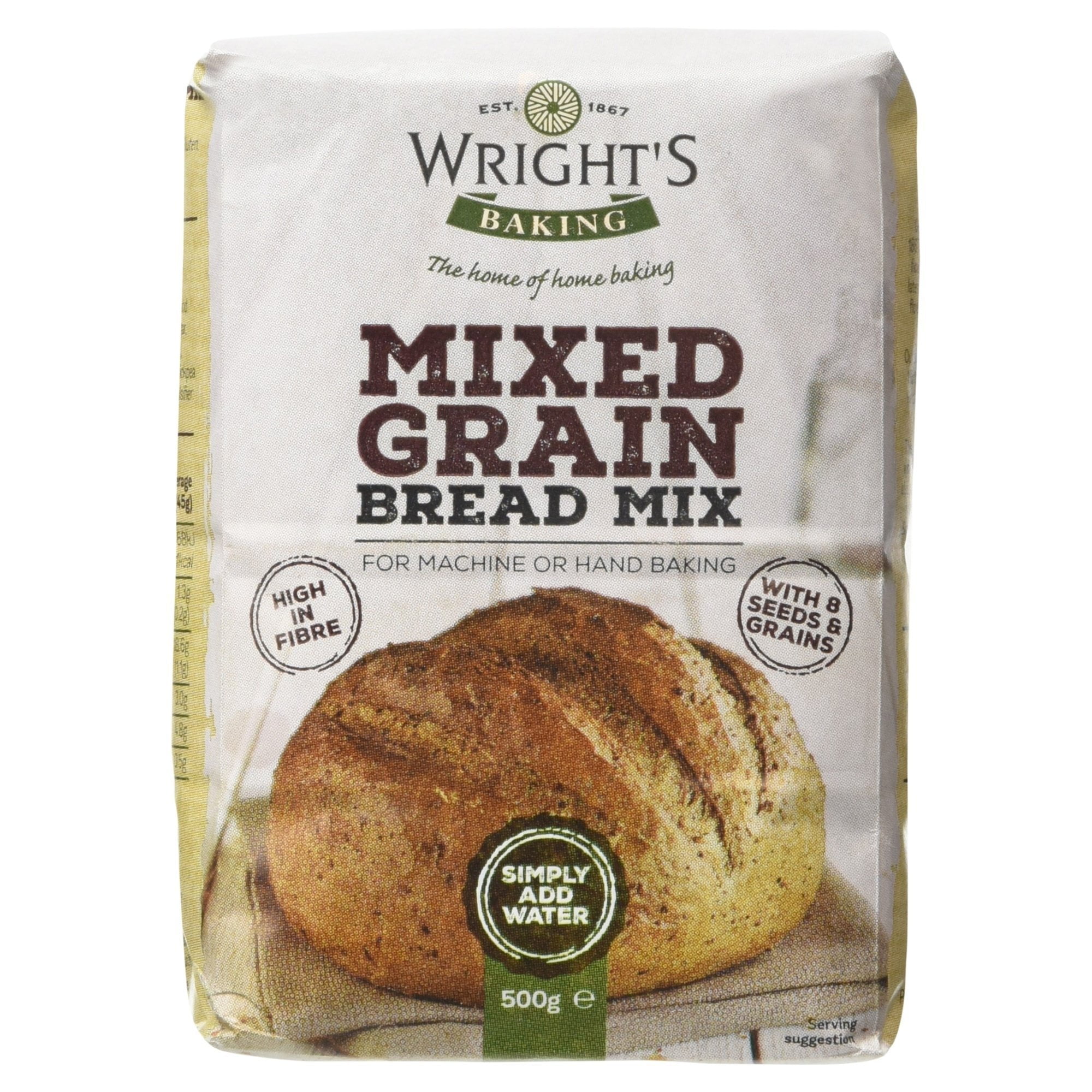Wright's Mixed Grain Bread Mix (500g) Imported from United Kingdom