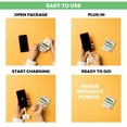 thumbnail image 4 of ChargeTab, Emergency Phone Charger, Portable Battery Pack, 1500mAh, On-Off Switch, Pre-Charged, Compatible with iPhone, 6 Pack, 4 of 7