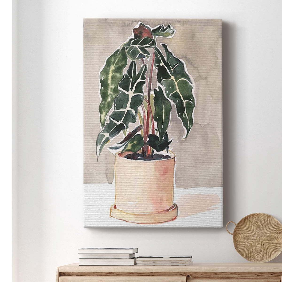 Potted Houseplant I Premium Gallery Wrapped Canvas - Ready to Hang