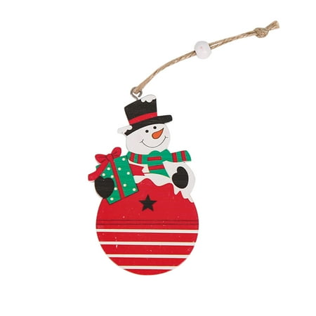 

Christmas Decorations Home Decor New Christmas Wooden Creative Trolley Elderly Elk Pendant Decoration