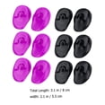 thumbnail image 4 of Miangastore Cache-Oreilles Ronds Noirs 6 Paires 3.1X2.2X0.8In, 4 of 8