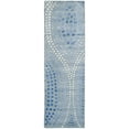 thumbnail image 5 of SAFAVIEH Soho Andrew Polka Dots Wool Area Rug, Light Blue, 8'3" x 11', 5 of 8