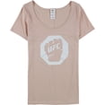 thumbnail image 2 of Camiseta gráfica con logotipo de purpurina en el interior de puño para mujer de UFC, rosa, mediana, 2 of 2