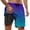 Z136-Dark Blue, variant on Men Plus Size Beach Shirts Breathable Solid Color Quick Dry Swimming Swimsuit Beach Shorts with Liner Big and Tall Upf 50+ Sun Protection Beach Shorts Bathing Suits