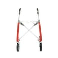 thumbnail image 4 of byACRE Carbon Ultralight Comfort Rollator Walker, 18.5" Seat Width, Red Frame, Supports up to 285 lbs, 4 of 7