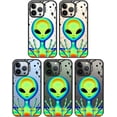 thumbnail image 3 of Case for iPhone 13 Pro, [10ft 4X Military-Grade Drop Protection] Durable & Shockproof Phone Case Cover Design for iPhone 13 Pro - Alien Piece - Clear Black, 3 of 6