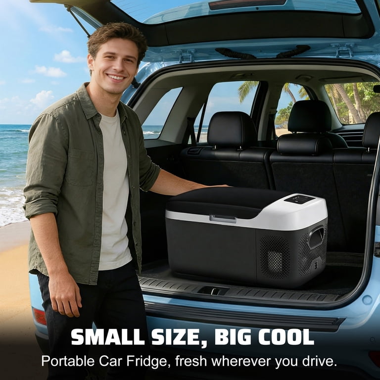edx 17QT Car Refrigerator, Portable Freezer with -4°F~68°F Range