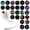 24 Slides, variant on ZDSSY 2-in-1 Galaxy Star USB Projector Night Light, Adjustable Brightness 360° Rotating Design, with 10 Sliding Projection Films, Gift Box