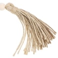 thumbnail image 4 of ETHZZLE Farmhouse Rustic Wood Beaded Garland with Ivory Wood Beads and Jute Twine, 1 Piece Home Decor, 4 of 7