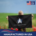 thumbnail image 3 of US Space Forcce Outdoor Flag (3x5ft) by DreamController - Durable, Fade-Resistant Polyester, Double-Stitched, Brass Grommets - HD Printed U.S. Military Branches Flag - Made in USA, 3 of 6