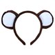 thumbnail image 1 of Diadema de orejas de oso. Diadema para mujeres adultas. Tocado de animales. Diadema de spa. Tejido de moda. Apta tanto para niños como para adultos, 1 of 3