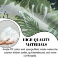 thumbnail image 5 of SDJPOI Outdoor Swing Cushions, Porch Swing Cushions 2-3 Seater Replacement with Backrest, Waterproof Thicken 4" Bench Cushion with Ties for Patio Porch Lawn and Garden, 5 of 8