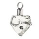 thumbnail image 1 of Colgante de cristal amor corazón cremación joyería ceniza Zulema Colgante conmemorativo para mascotas, 1 of 8
