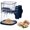 Navy Blue, variant on Manual Nut Grinder: Portable Nut Chopper Manual Hand Crank, Food Chopper Nut Crusher for Almonds Hazelnuts Pecans Peanut Walnut Chocolate and More (Brown)