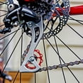 thumbnail image 5 of Desviador trasero bicicleta 11T bicicleta de carretera guía de velocidad polea rueda parte roja, 5 of 5