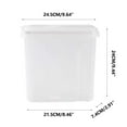 thumbnail image 2 of YIKA Tupperware Container Kitchen Large Sealed Jar Grain And Miscellaneous Grain Jar Storage Jar Dry Goods Preservation Box Proof Large Capacity Storage Jar Kitchen Storage White, 2 of 6