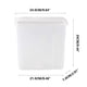 thumbnail image 5 of Tarro grande para almacenar granos y alimentos, tarro para almacenar granos, contenedor de almacenamiento en seco con cierre, gran capacidad, impermeable, para cocina, tarro metálico, 5 of 7