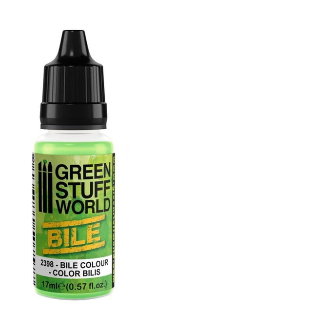 Green Stuff World Bile Colour Special Effect Acrylic Paint 17ml for Miniature Slime & Toxic Effects