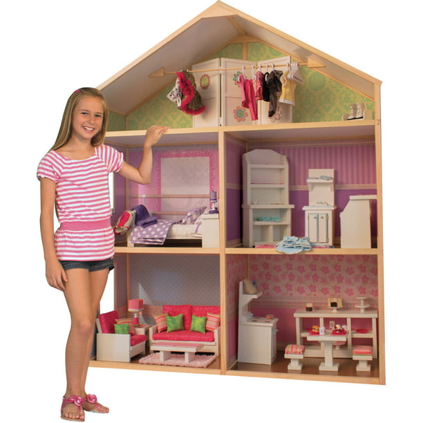 My Girl S Dollhouse For 18 Dolls Dollie And Me Style Walmart