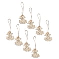 thumbnail image 5 of 40 Uds. Adornos de árbol de Navidad de madera lindos colgantes de Navidad con cordones para regalo de decoración de árbol de Navidad, 5 of 5