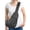 B-Dark Grey Breathable Fabric-For Pets 3-8lbs, variant on Dog Carrier Sling - Thick Padded Shoulder Strap Adjustable Carriers For Small Dogs Puppy Purse Pet Cat With Front Zipper Pocket Safety Belt Machine Washable (navy Knitted S)