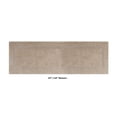 thumbnail image 4 of Better Trends 20" x 60" Premium Bathroom Runner Mat, 100% Cotton Tufted Bathroom Rug, Water Absorbent, Reversible Bath Mat Machine Washable (Sand) Lux Collection, 4 of 6