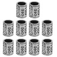 thumbnail image 2 of 10pcs Paracord Beads Alloy EDC Survival Parachute Cord Pendant DIY Accessories for Paracord Bracelets Knife Lanyards, 2 of 5