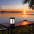 thumbnail image 2 of Pilar de luz Solar para patio trasero, lámpara de capitel, impermeable, inalámbrico, iluminación nocturna, camino, recargable automáticamente Iluminación y accesorios Pilar de luz blanca Toystoory HA072770-05, 2 of 6
