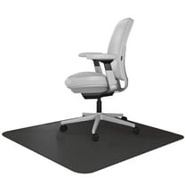 Resilia Office Desk Chair Mat for Low Pile Carpet, 47" x 57", Black