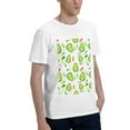 thumbnail image 2 of Bingfone Kawaii Avocado Men'S Loose Fit Short-Sleeve Pocket T-Shirt, 2 of 7