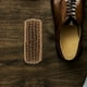 thumbnail image 5 of Cepillo de arranque Limpiador Brillo Zapato Cerdas Cerdo Cepillo con mango de madera (Aleatorio), 5 of 6