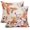 Autumn Floral 1, variant on Autumn Fall Leaves Floral Pillow Covers 20X20 in Orange Maple Leaf Vase Couch Pillow Cases Pink Flower Thanksgiving Decorative Throw Pillows Set of 2 Rustic Home Decor for Room Couch Porch Patio
