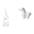 thumbnail image 1 of Figura Decorativa De Resina De Caballo De Fuego De Porcelana Con Forma De Llama, Escultura De Animal, Artesanía Moderna, Adorno De Mesa Para Oficina, Patio, Estantería, Armario., 1 of 8
