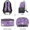 thumbnail image 6 of Pzuqiu Purple Axolotl Kids Backpack 17 Inch Large Capacity Elementary School Backpack with Adjustable Straps for Boys Girls Ages 6-12 Ideal Back to School Travel Daily Use, 6 of 7