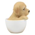 thumbnail image 6 of Ebros Realistic Adorable Labrador Puppy Teacup Statue 5.5" Tall Pet Pal, 6 of 6