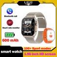 thumbnail image 1 of LIGE Call Smart Watch Hombres 1.96 Pulgadas Full Touch 600mAh Batería Reloj Deporte Impermeable Soporte Fitness Grabación Conectar Música Smartwatch, 1 of 4