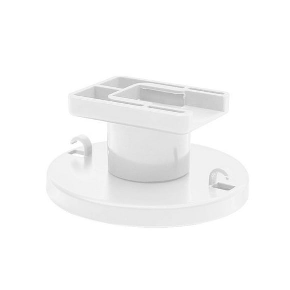 Maoww Power Outlet Holder Rotatable Wall Mounted Socket Fixer Plastic Power Strip Support Rack, White