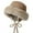 Khaki, variant on Winter Suede Bucket Hat with Ear Flaps Women Men Fuzzy Beanie Hat Faux Fur Fisherman Cap Beanies Hat