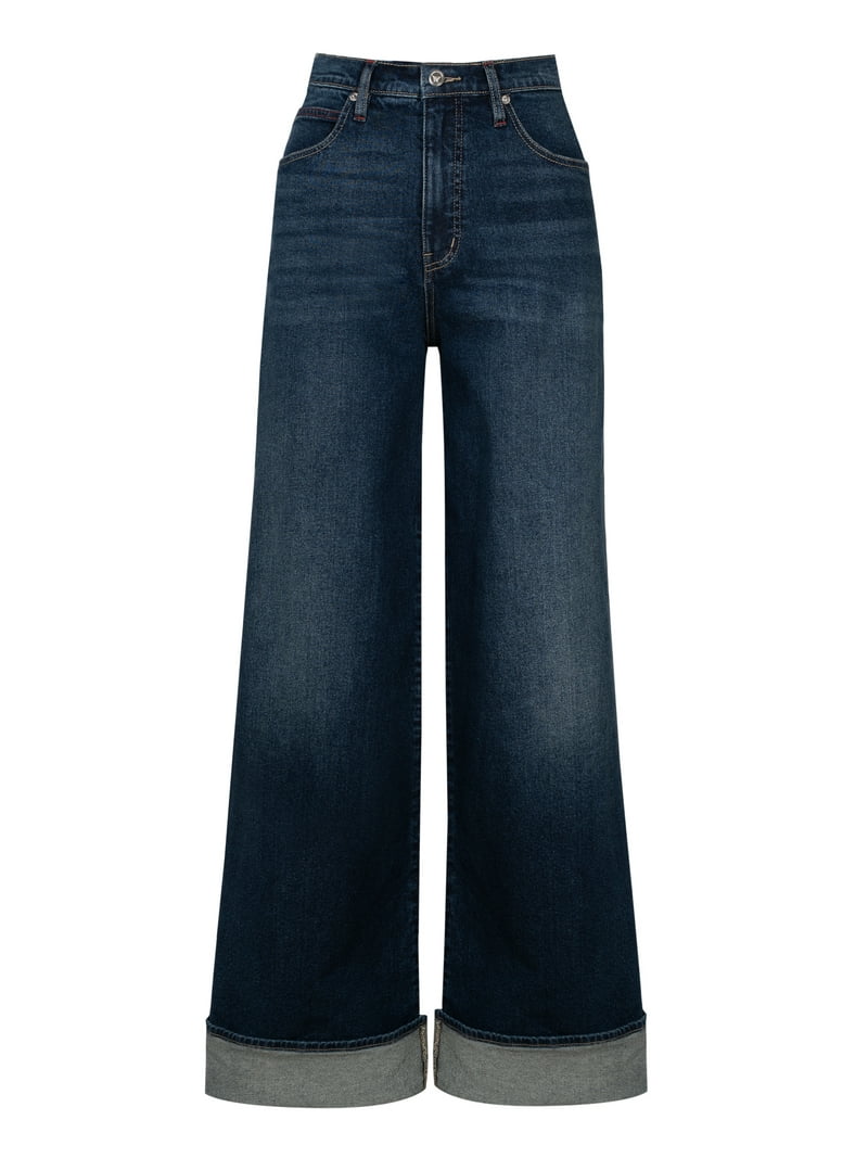 シズシズ Jessica Simpson Women's and Women's Plus Freesia Wide Leg Jeans