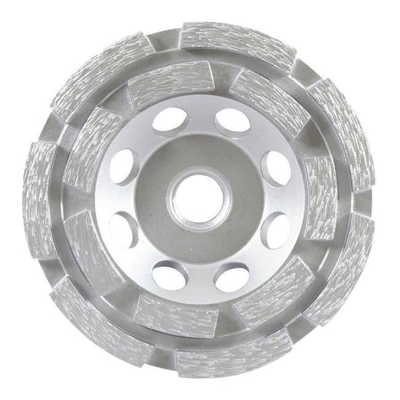 Forney Industries 2407393 4 in. Dia. x 0.25 in. Thick x 0.63 in. Diamond Cup Grinding Wheel - 13300 rpm