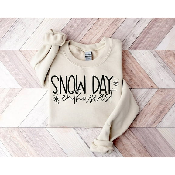 Snow Day Enthusiast Shirt,Fun Teacher Winter Holiday Sweatshirt,Winter Break No School Gift Sweatshirt,Snow Day shirt,Winter Snow Sweatshirt