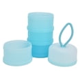 thumbnail image 3 of Milk Powder Dispenser, Non Spill 4 Compartments Baby Milk Powder Dispenser  For Daily Use For Newborn For Travel For Toddlers Blue,Pink, 3 of 8