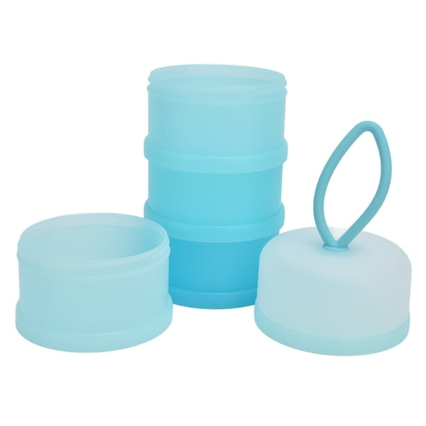 Dispensador De Leche En Polvo Redondo Portátil De 2 Piezas - Caja