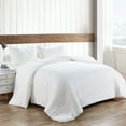thumbnail image 3 of Home Soft Things Plain Faux Fur & Sherpa Backing Blanket-Bright White-86''x92'', 3 of 8