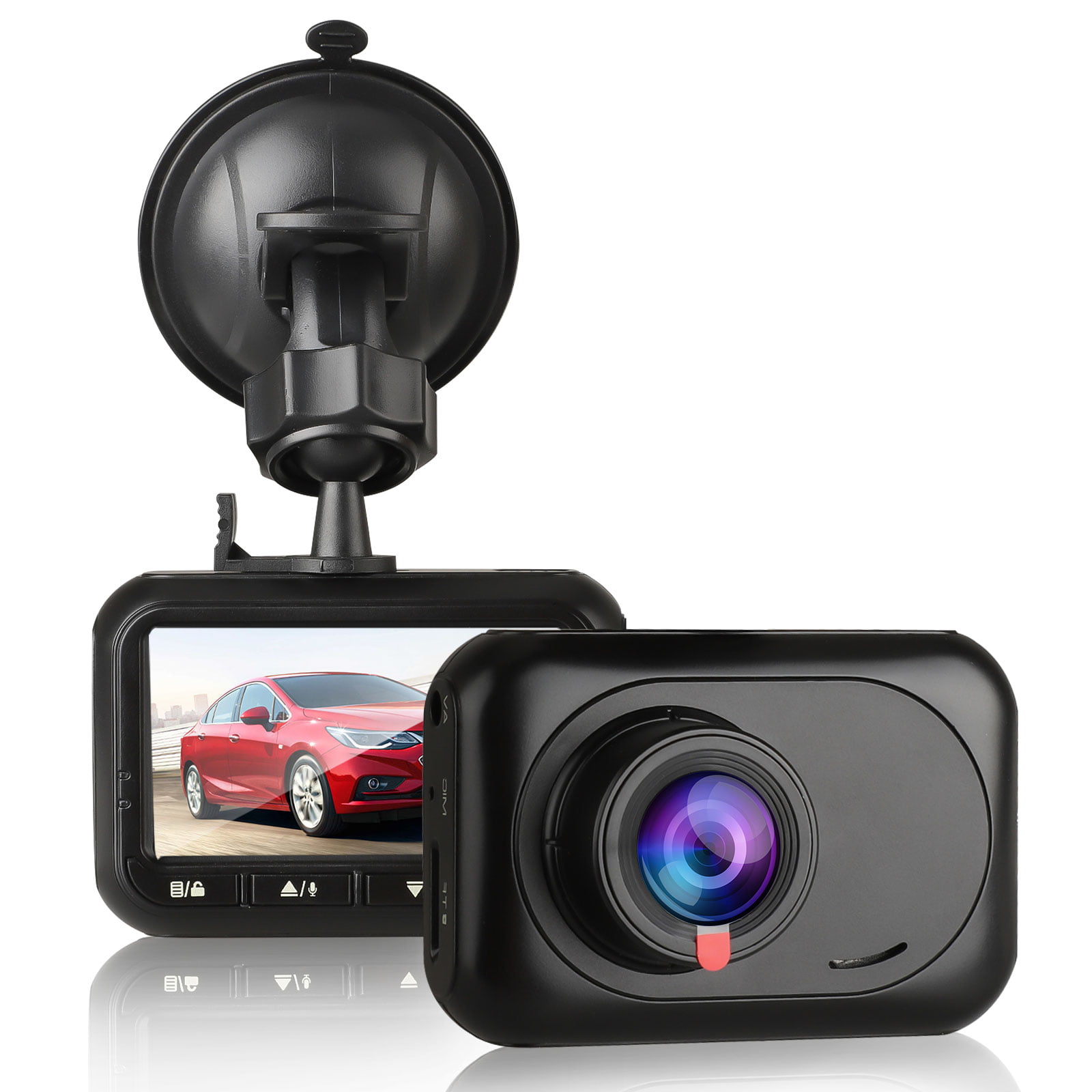 Mini Dash Cam, EEEkit 1080P Full HD Car Camera 2.45 inch 170° Wide
